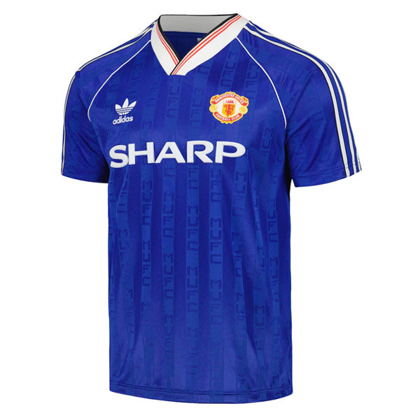 Manchester United X Adidas Originals 88-90 Shirt Retro Blue | Adults