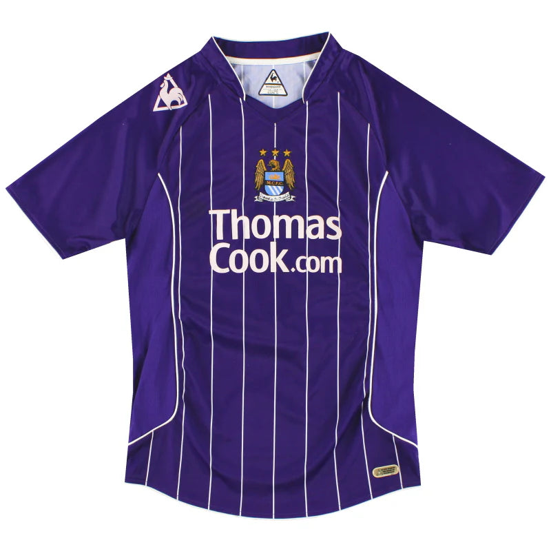 Manchester City Le Coq Sportif Away Shirt 07/08 Retro | Adults