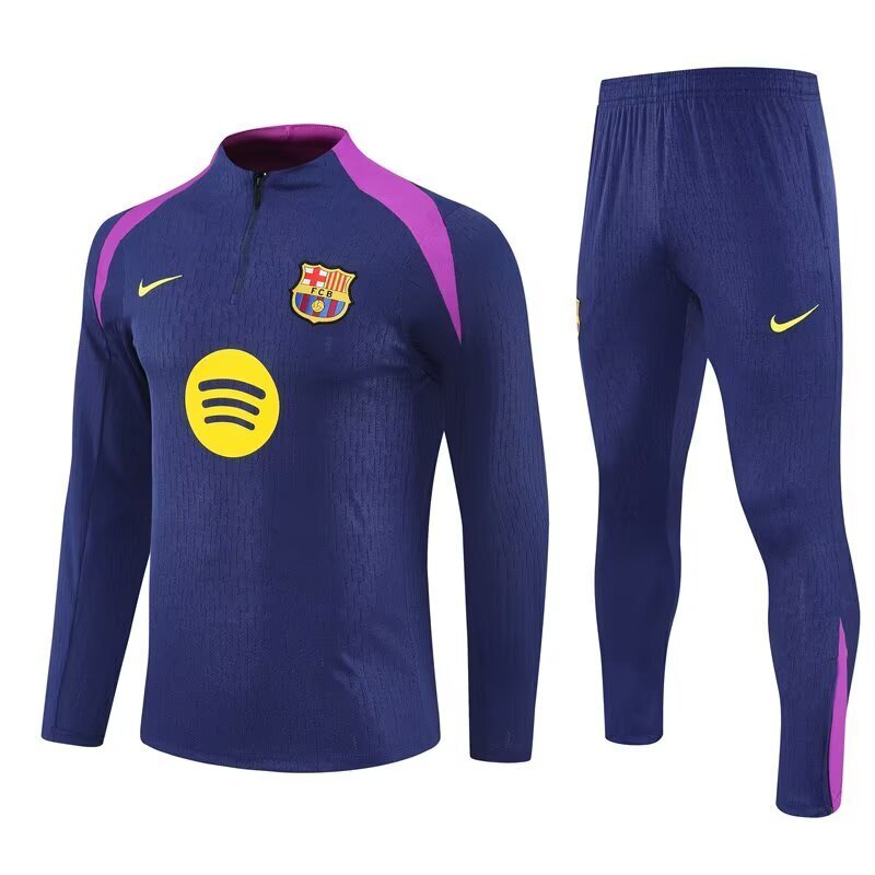 Barcelona Nike Pre-Match Tracksuit 25/26 Navy | Adults