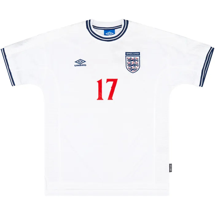 England Umbro Home Shirt 2000 Retro | Adults – Football Shirts Direct