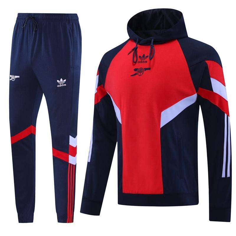 Arsenal Adidas Pre Match Tracksuit Red/Blue | Adults