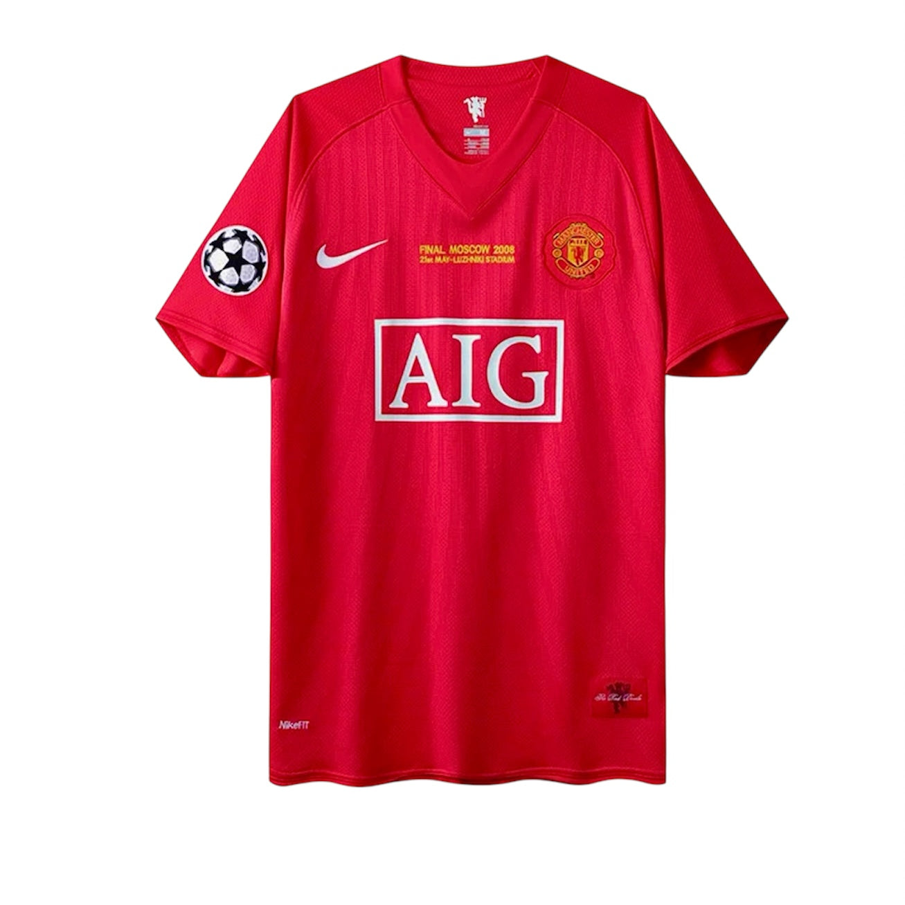 Manchester United Nike 08 Champions League Final Shirt Retro | Adults