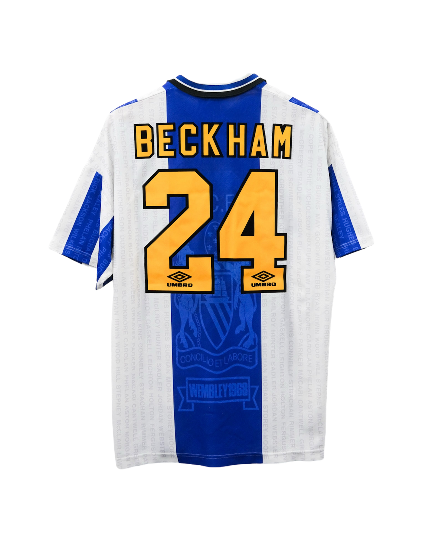 Manchester United Umbro 94/96 Away shirt Retro Beckham 24 | Adults
