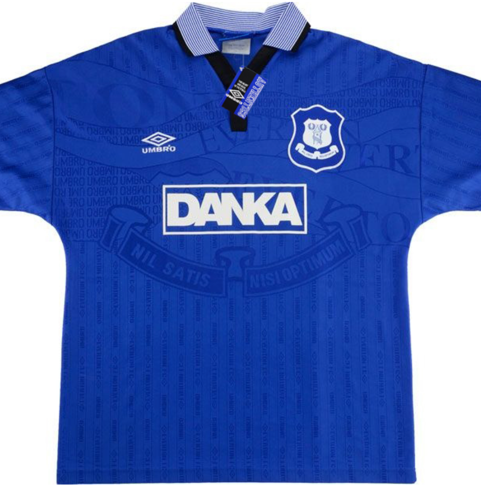 Everton Umbro Home Shirt 95/96 Retro | Adults