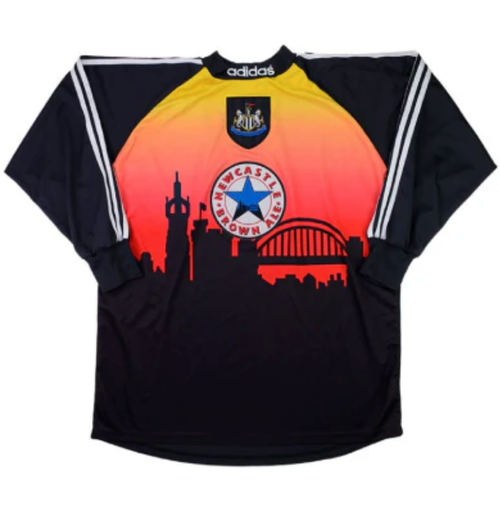 Newcastle United Adidas 96/97 Goalkeeper Shirt Long Sleeve Retro | Adults