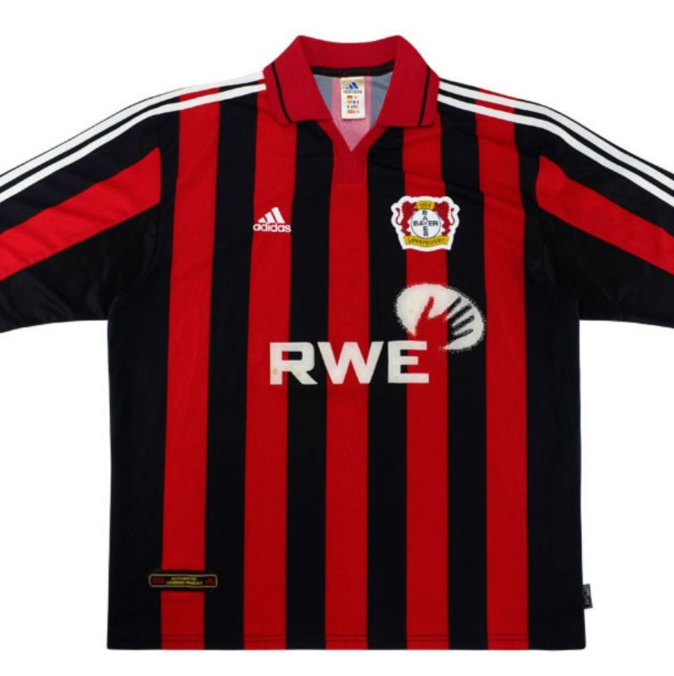 Bayer Leverkusen Adidas Home Shirt 01/02 Retro | Adults