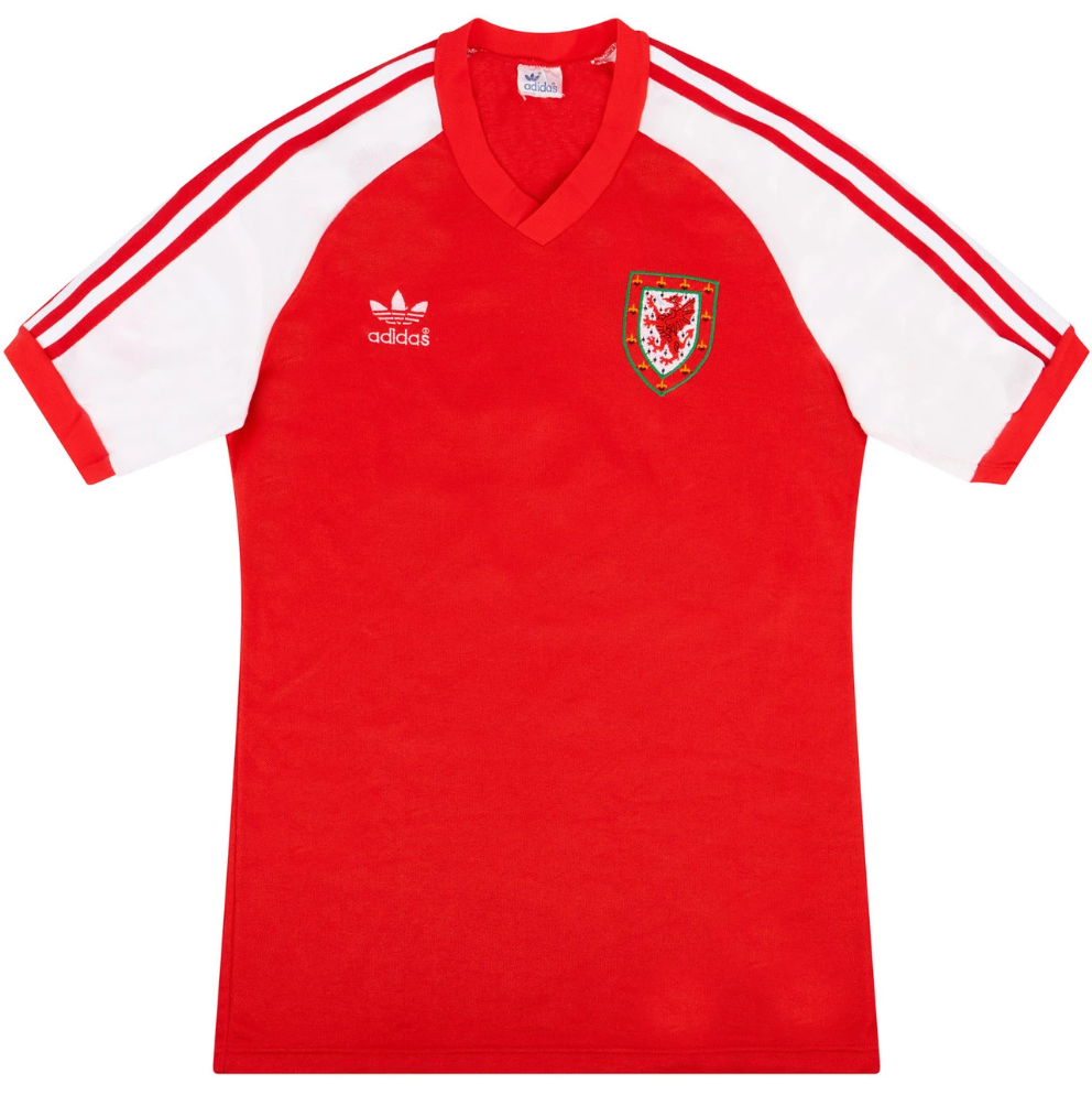 Wales Adidas Home Shirt 1982 Retro | Adults