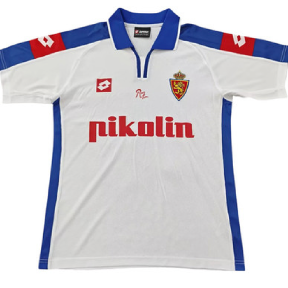 Real Zaragoza Lotto Home Shirt 04/05 Retro | Adults