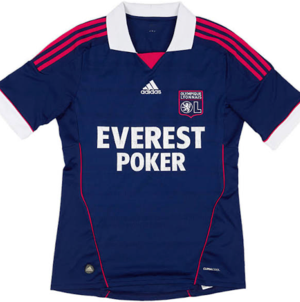 Olympique Lyon Adidas Away Shirt 11/12 Retro | Adults