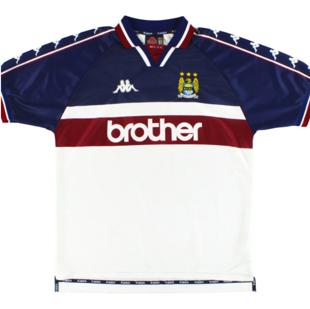 Manchester City Kappa Away Shirt 97/98 Retro | Adults