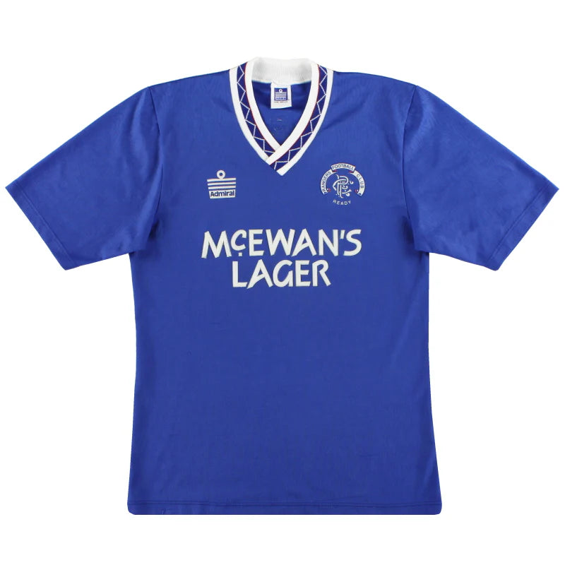 Rangers Admiral Home Shirt 90/92 Retro | Adults