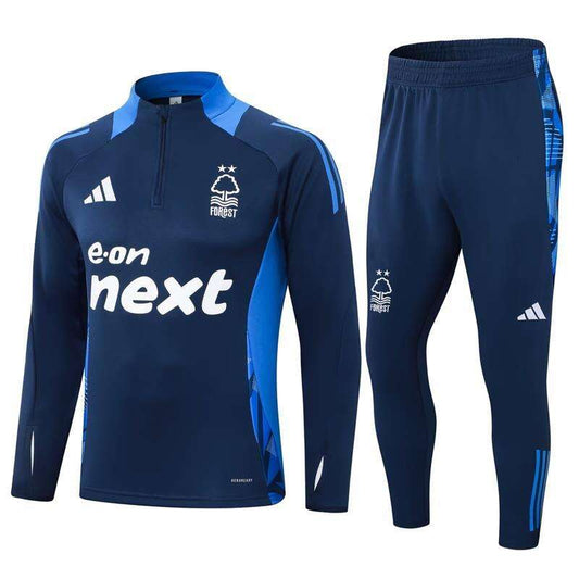 Nottingham Forest Adidas Pre-Match Tracksuit 25/26 Navy Blue | Adults