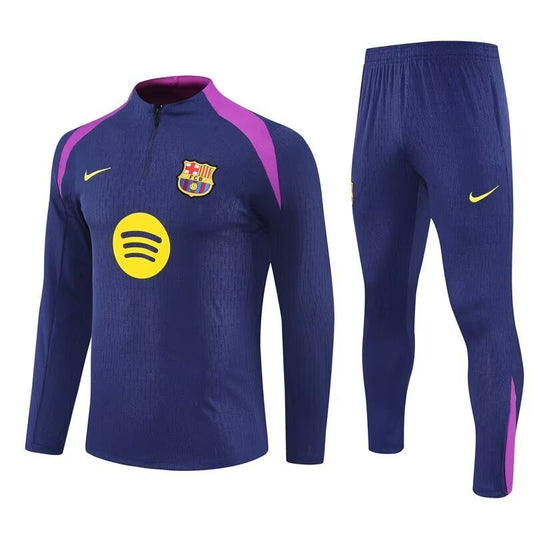 Barcelona Nike Pre-Match Tracksuit 25/26 Navy | Juniors