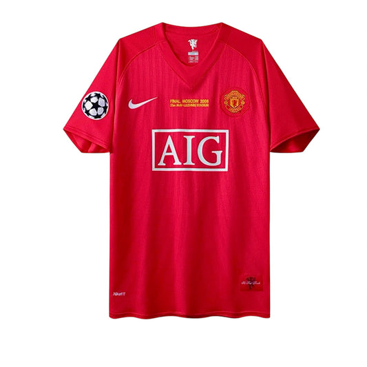 Manchester United Nike 08 Champions League Final Shirt Retro | Adults