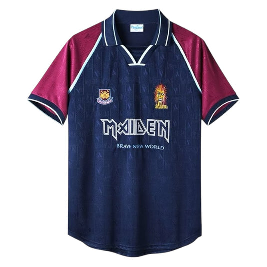 West Ham United 1999 Iron Maiden Home Shirt Retro | Adults