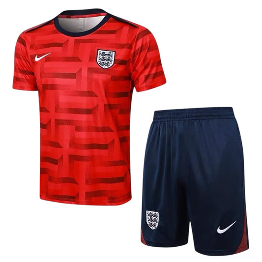 England Nike Training Set Shirt/Shorts Red/Blue