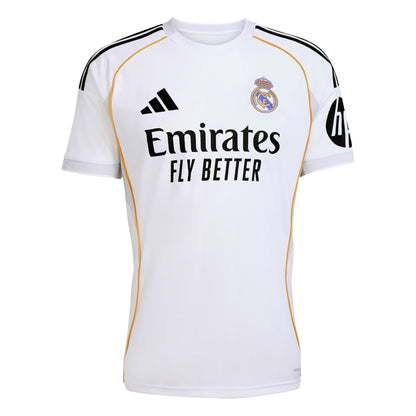 Real Madrid Home Shirt 2025 26 Youth Kids