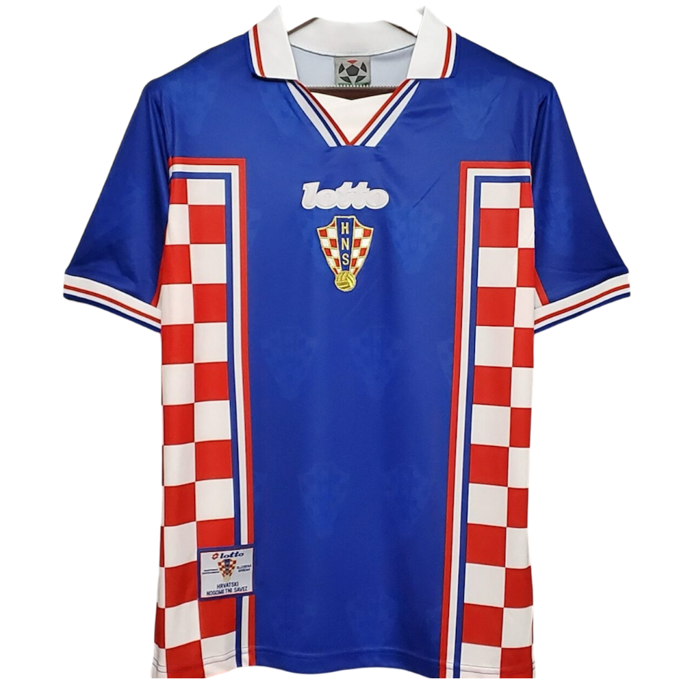 Croatia Lotto Away Shirt 98 World Cup Retro | Adults