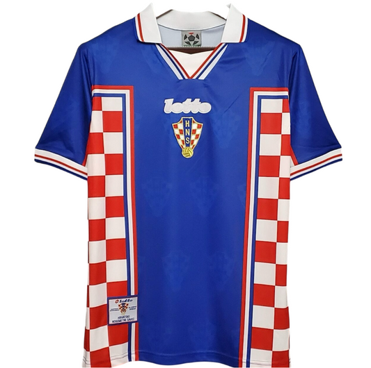 Croatia Lotto Away Shirt 98 World Cup Retro | Adults