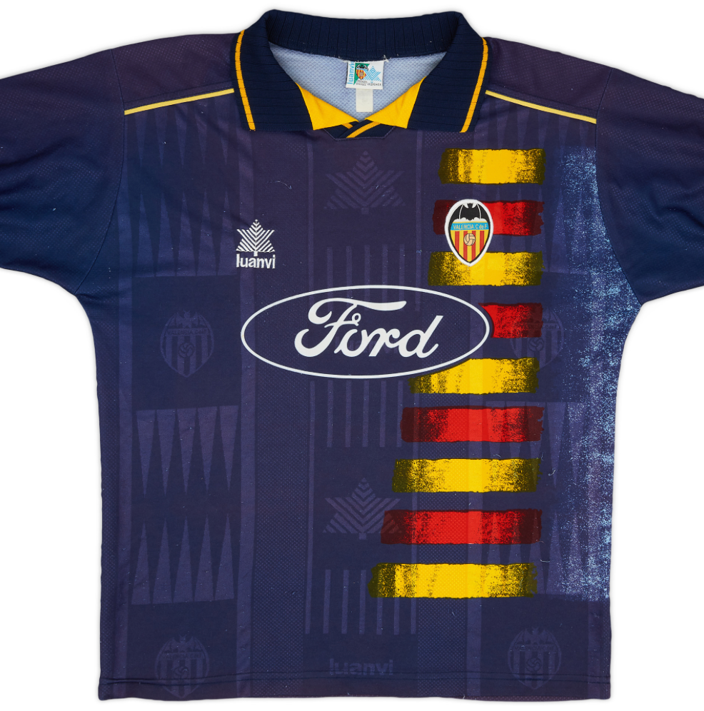 Valencia Luanvi Away Shirt 96/97 Retro | Adults