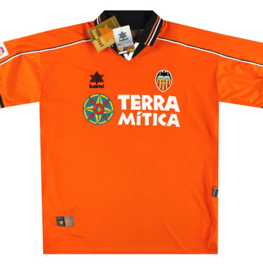 Valencia Luanvi Away Shirt 99/00 Retro | Adults