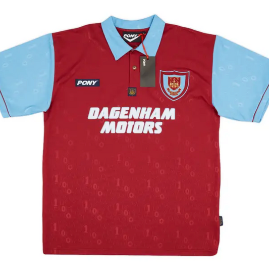 West Ham United Pony Home Shirt 95/97 Retro | Adults