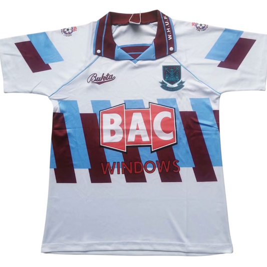 West Ham United Bukta Away Shirt 91/92 Retro | Adults