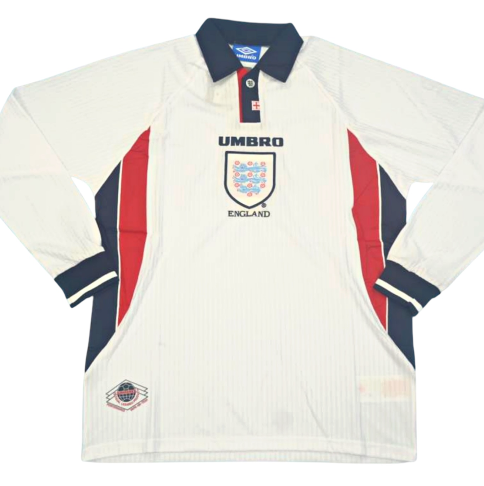 England Umbro France 98 Long Sleeve Away Shirt Retro | Adults