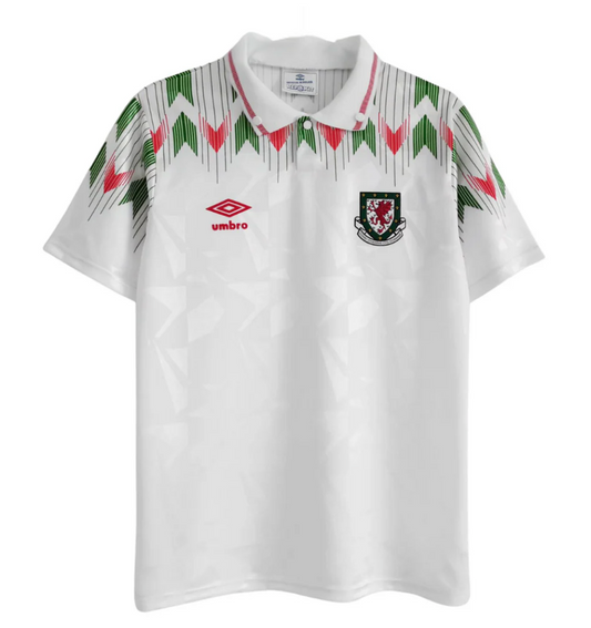 Wales Umbro Away Shirt 90/92 Retro | Adults