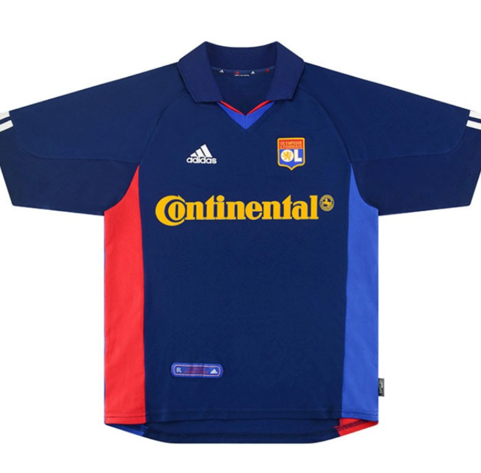 Olympique Lyon Adidas Away Shirt 01/02 Retro | Adults