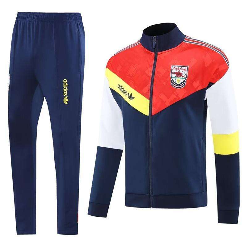 Arsenal Adidas Retro Tracksuit Blue/Red | Adults