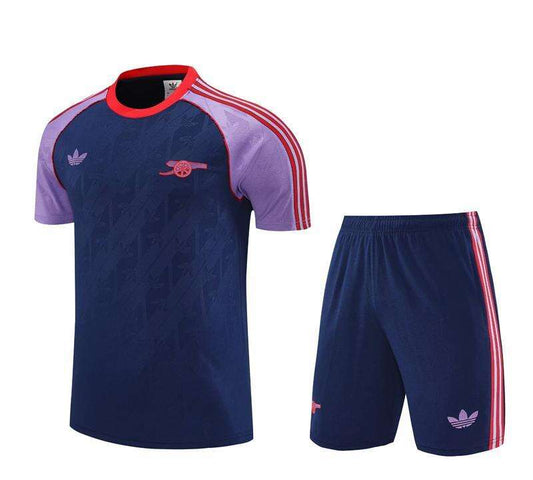 Arsenal Adidas Originals Training Set Shirt/Shorts Red/Blue/Navy | Adults