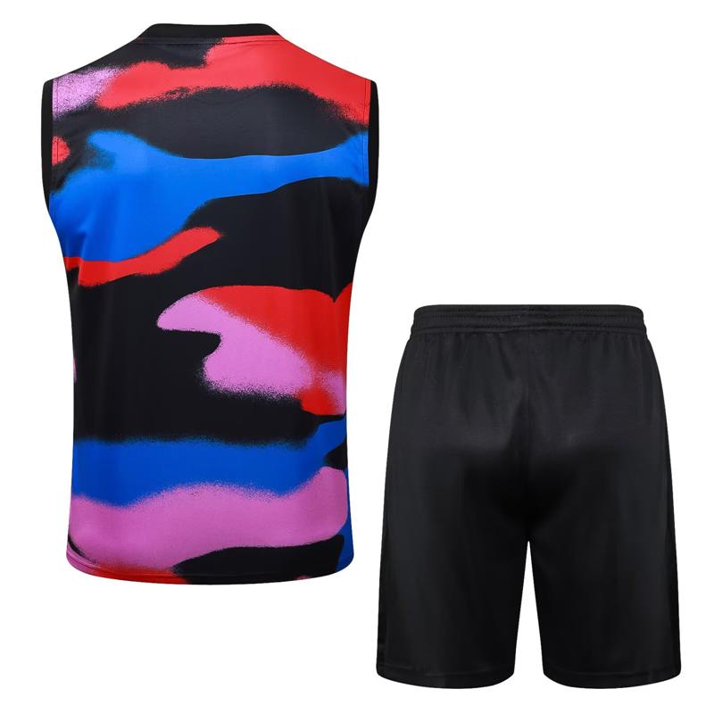 England Nike Training Set Vest/Shorts Black/Multi