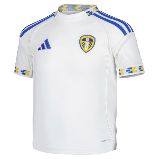Leeds United Adidas Home Kit 25/26 | Youth